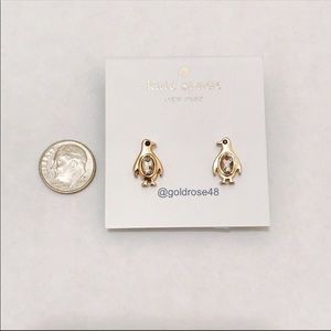 Kate spade penguin earings
